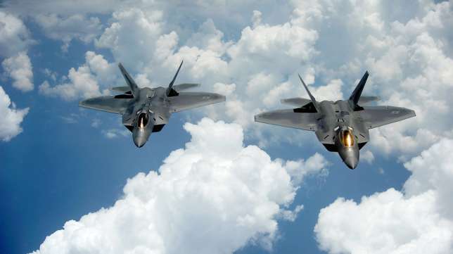 F 22 Raptors