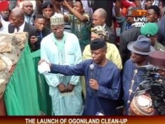 launch of Ogoni land clean up