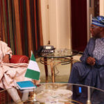 Obasanjo and Buhari at the Villa