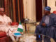 Obasanjo and Buhari at the Villa