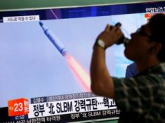 North Korea fires submarine launched ballistic missile