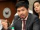 Philippine Senator and professional boxer Manny Pacman