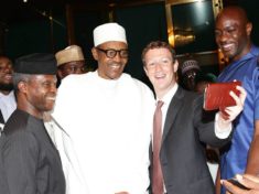 Buhari and Facebook founder Zuckerberg