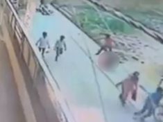 Bystanders watch as Delhi woman killed