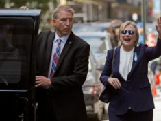 Clinton Says illness not serious