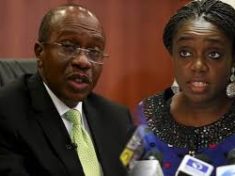 Emefiele and Kemi Adeosun