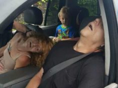 Images of allegedly drug overdosed couple in Ohio with boy in car go viral