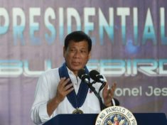 Philippines Duterte gives middle finger to EU