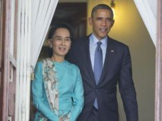 Sanctions relief on agenda as Myanmars Suu Kyi meets Obama