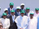 Buhari looks cool in Face Cap