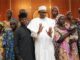 Released Chibok Girls with Buhari and Osibanjo