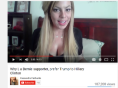 The social media star who flipped from Bernie to Trump