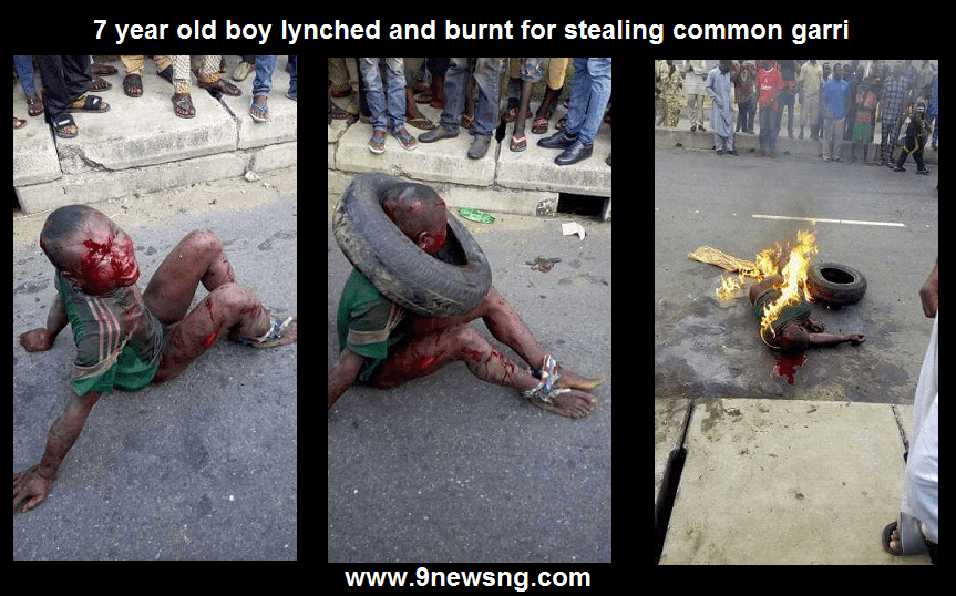 7 year old boy killed for stealing garri