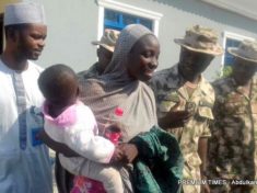 Army hands over rescued Chibok girl to Borno govt