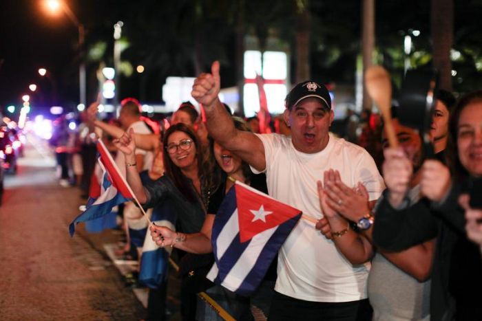 Cubans rejoice and celebrate after Fidel Castros death
