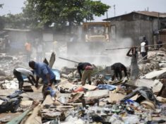 Demolished Lagos Slums adds 300000 to the Mega Citys homeless
