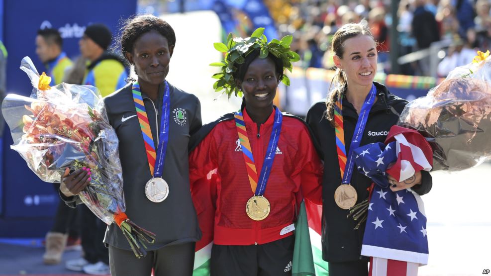 Eritreas Ghebreslassie Kenyas Keitany Win NYC Marathon