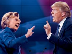 Hillar Clinton and Donald Trump attack each other