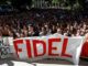 Leftist allies fly in to pay tribute to Cubas Castro at mass rally