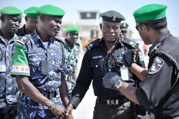 Nigerian police many