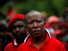 South Africas Malema tells backers to seize white owned land defying court