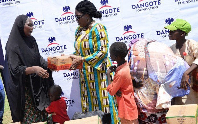 Yobe Dangote Foundation scales up refugee donations to N1.3 billion