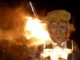 Youre fired Trump effigy feels the heat on UK bonfire night