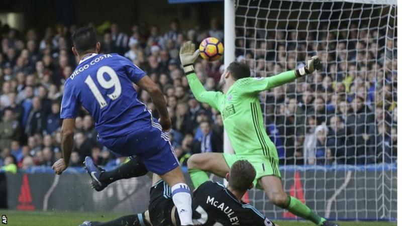 Chelsea beats West Bromwich 1 0 to secure ninth straight league win