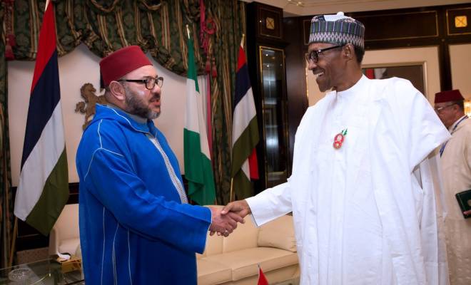 Morocco King and Nigerian president Buhari