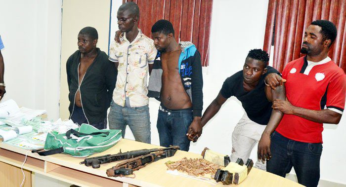 Parade of Suspects Aftermath of Rivers State Re Run Elections