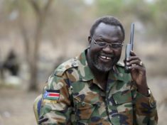 South Africa holds South Sudan rebel Machar as guest