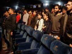 The Indians arrested for sitting during the national anthem