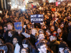 Anti Trump protesters eager to distrupt his inauguration on Jan. 20