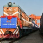 China London cargo train