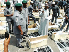 Customs seize 661 pump action riffles imported from China