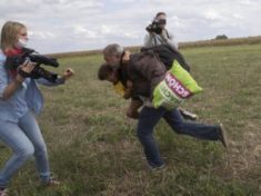 Hungarian camerawoman gets probation for tripping migrants