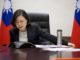 Taiwans President Tsai Ing wen in a telephone conversation with Trump