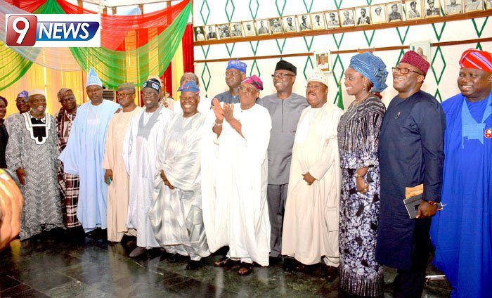 Tinubu Fashola South West APC Leaders Governors Hold Unity Meeting in Ibadan