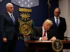Trump bars door to refugees visitors from seven mainly Muslim nations