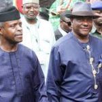 Acting President Yemi Osibanjo and Governor Wike