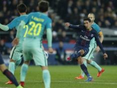 Birthday boy Di Maria celebrates as PSG thrash Barcelona 4 0