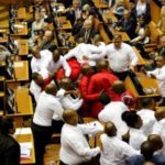 Brawl in S.Africas parliament as opposition EFF lawmakers ejected