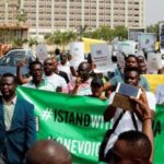 Frustrated by economic hardship political woes Nigerians protest for change