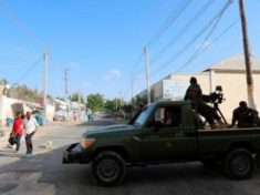 Gunfire erupts in Somali capital during vote possibly in celebration witness