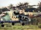 Nigerian Air Force attack helicopter