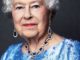 Queen Elizabeth in sapphire First British Monarch 65 years on throne