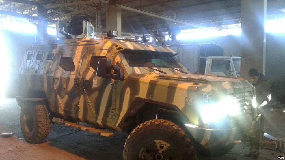 US Supplies First Armored Vehicles to Syrian Fighters