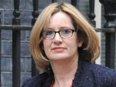 Britains Home Secretary Amber Rudd