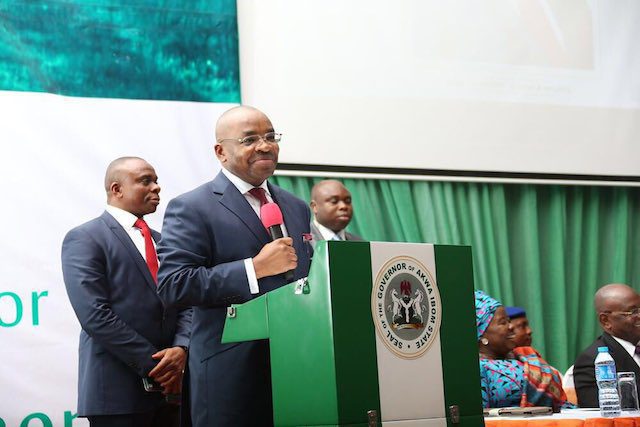 Akwa Ibom state governor Emmanuel Gabriel Udom