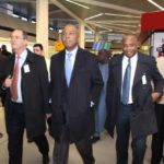 Saraki inspecting the renewable power project in Germany